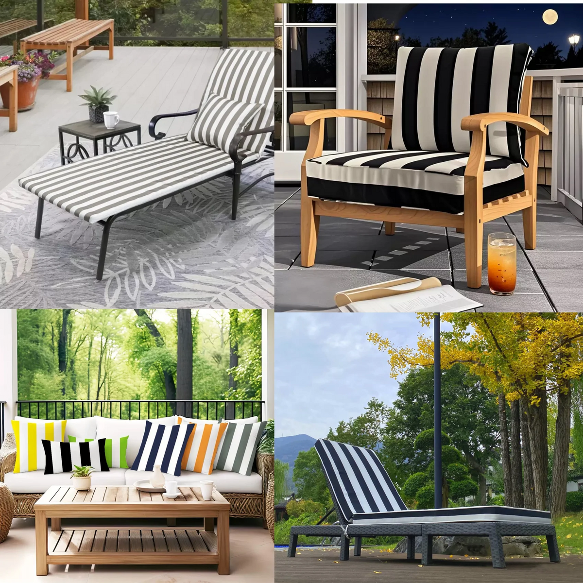 coussin pour bain de soleil impermeable