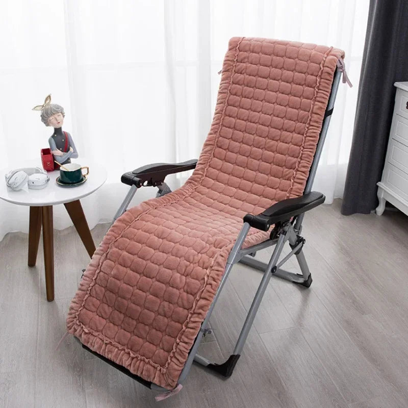 Coussin bain de soleil Peluche Épais Antidérapant Hiver