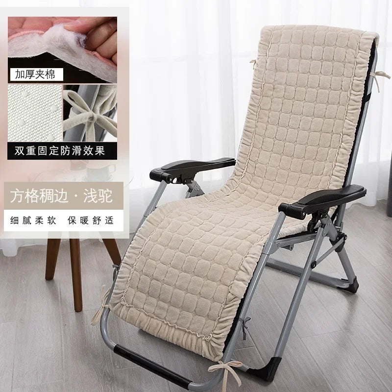 Coussin bain de soleil doux peluche antidérapant épais