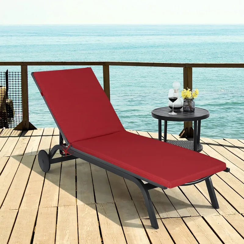 Coussin bain de soleil extérieur imperméable mousse