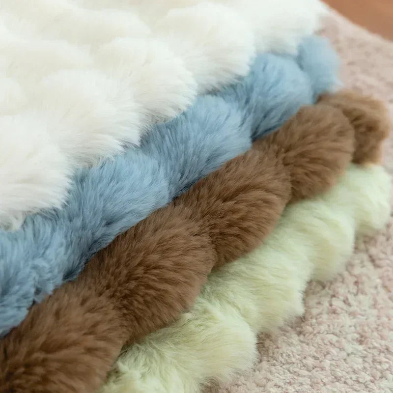 Coussin bain de soleil Peluche Épais Dossier