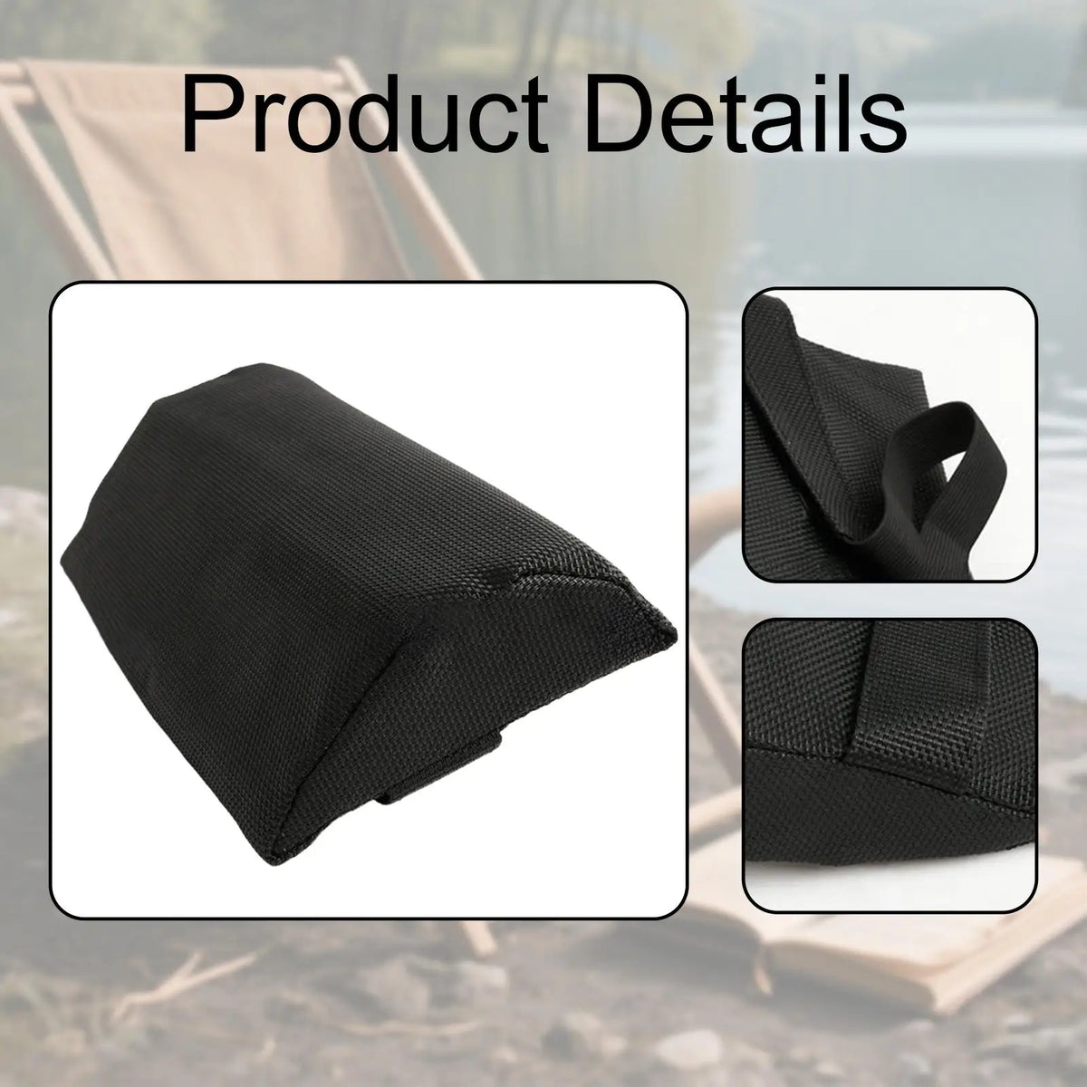 Coussin bain de soleil appui-tête cou portable respirant