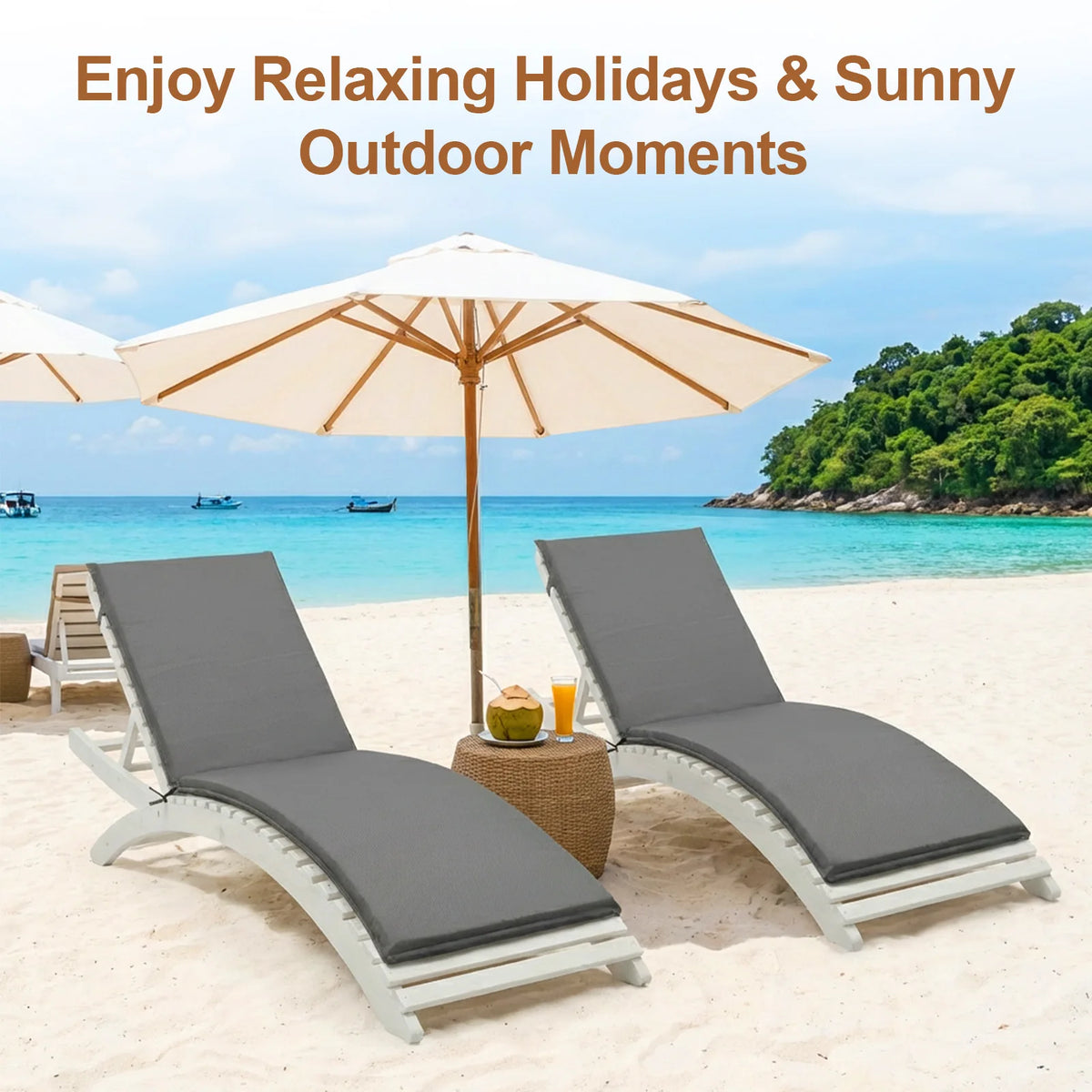 coussin bain de soleil polyester