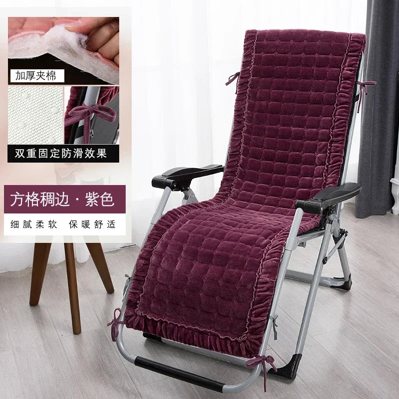 Coussin bain de soleil doux peluche antidérapant épais