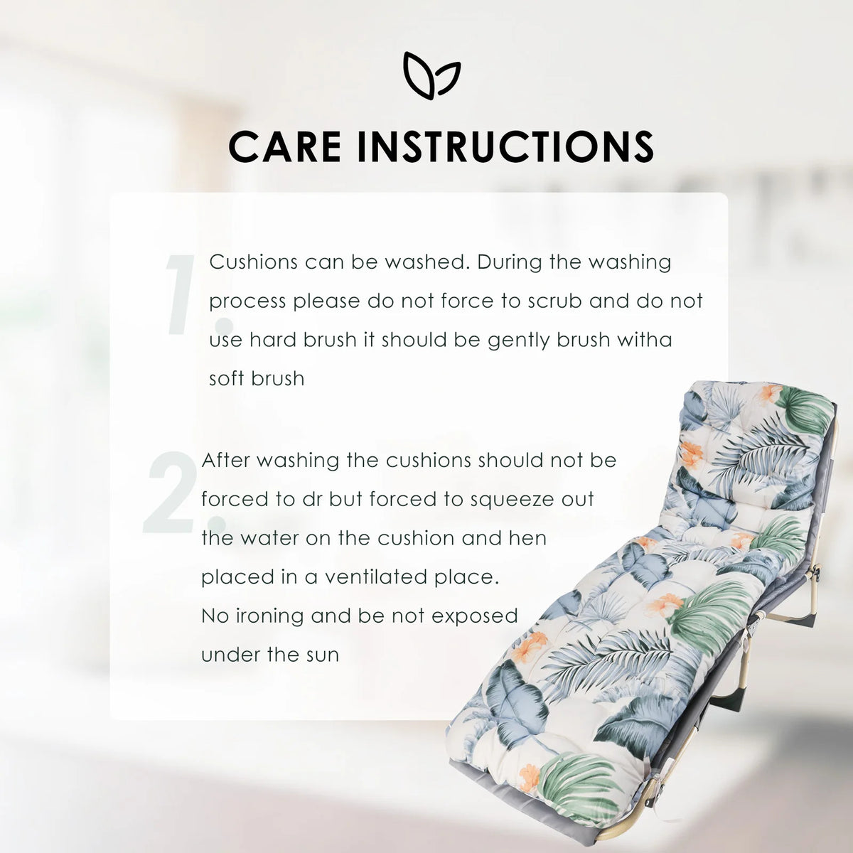 coussin bain de soleil