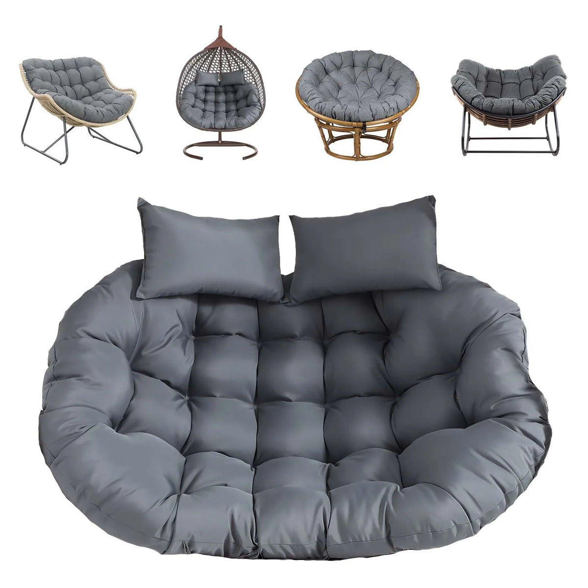 Coussin bain de soleil double œuf imperméable épais