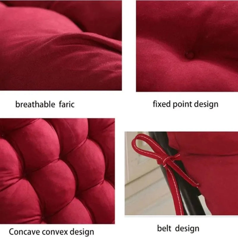 Coussin bain de soleil dossier haut épais extérieur.