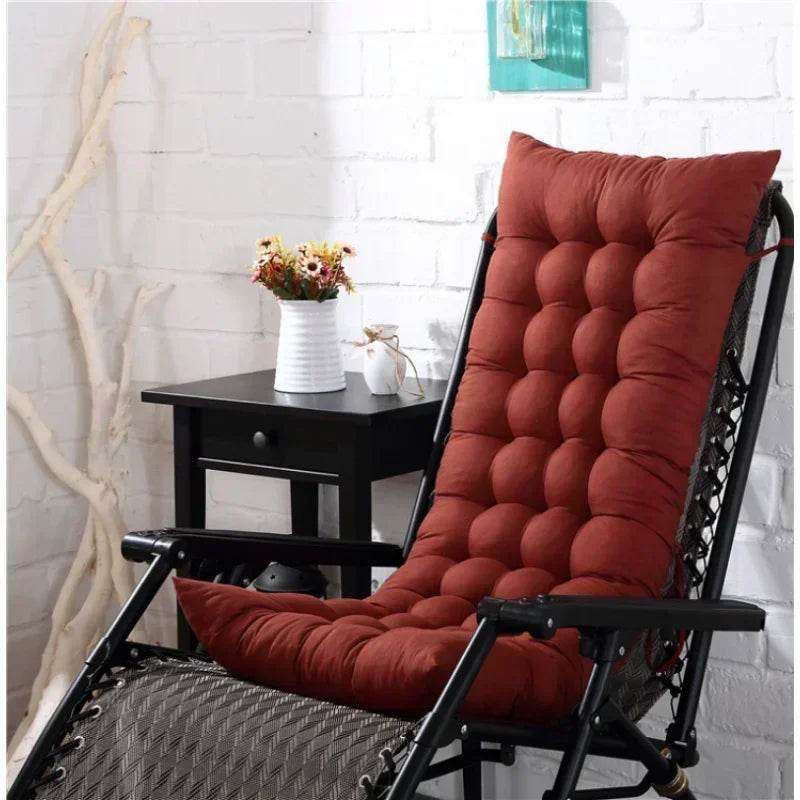 Coussin bain de soleil extérieur dossier haut antidérapant